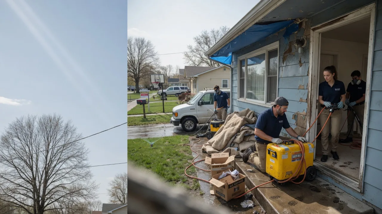 Basement Flood Cleanup in Mecca, IN near me